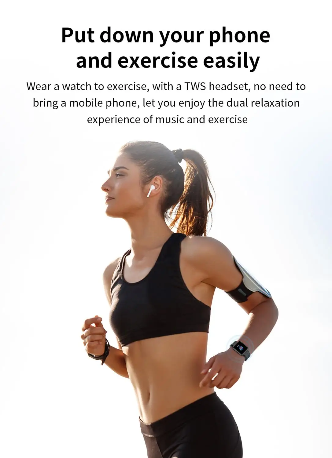 Bluetooth браслет встроенный 8G монитор кровяного давления с памятью