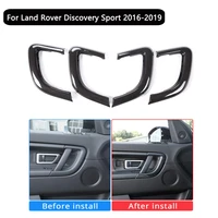 carbon fiber style replacement abs inner door handle trim for land rover discovery sport 2016 2019