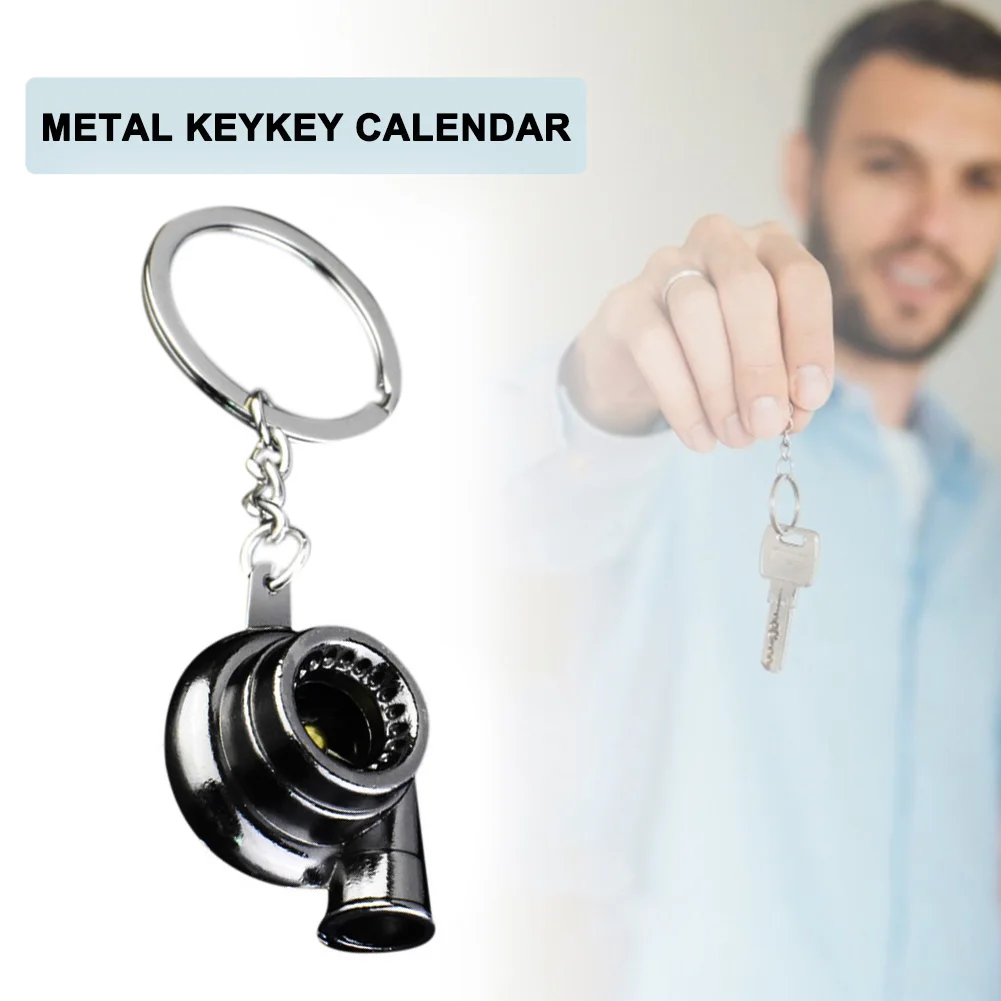 Брелок для ключей турбины мини брелок из цинкового сплава с турбокомпрессором