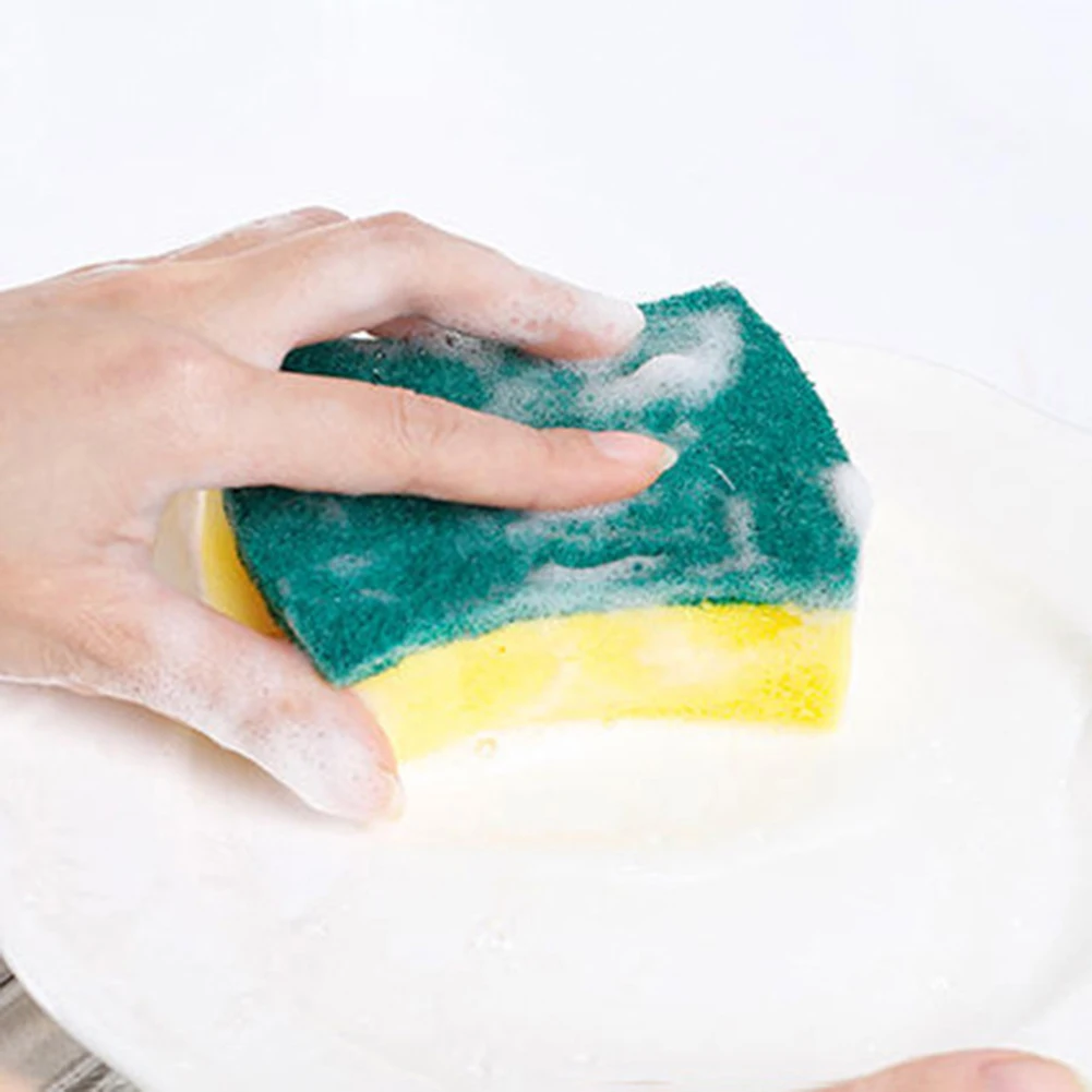 2 шт. губка-ластик для мытья посуды |