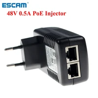 escam surveillance cctv security poe wall plug poe injector ethernet adapter ip camera phone poe power supply