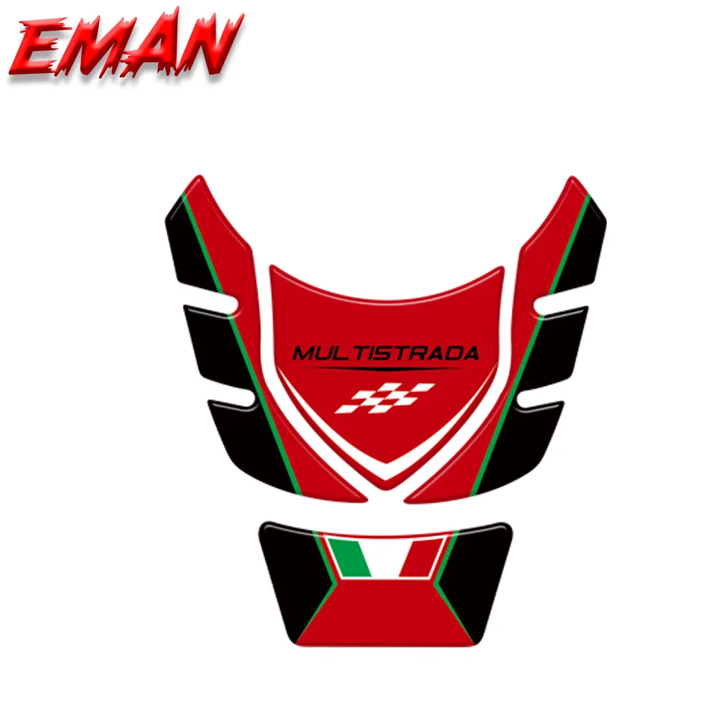 MULTISTRADA Motorcycle 1260s Sticker Fuel Tank Cap Side Protective Pad Scratch Decals Fit For DUCATI PIKES PEAK MTS 1260 | Автомобили и