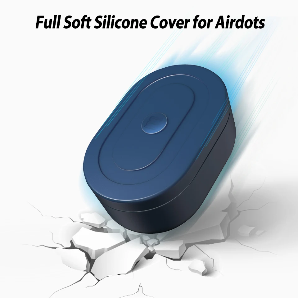 Silicone Case Protective Cover for Xiaomi Airdots Redmi Air Dots Pouch Accessories Youth Edition Silicon Wireless Headphone Case