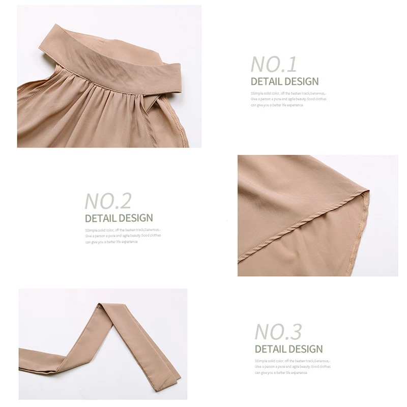 

Women's 2021 Summer New Style Hanging Neck Skirt Solid Color Irregular Waist Fashion Dress Women