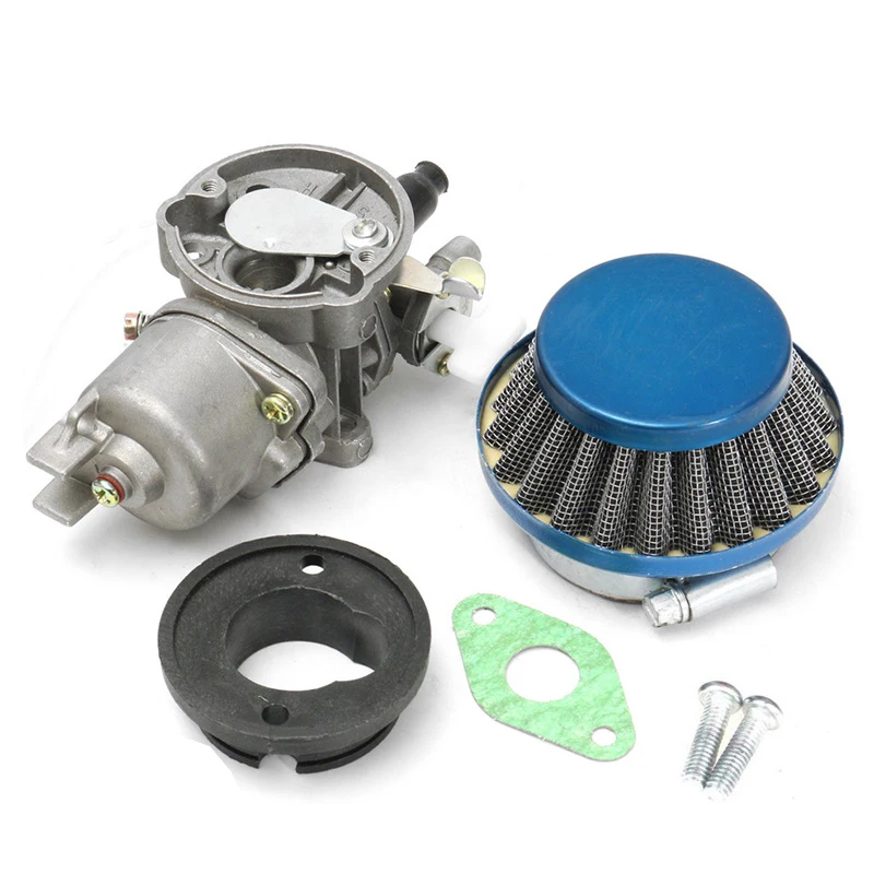 Гоночный карбюратор и воздушный фильтр для мотоцикла 37cc 49cc 50cc 60cc 66cc 80cc 2 тактный