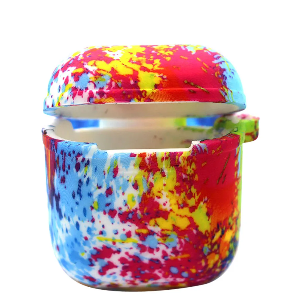 Чехол для оригинального Apple Airpods чехол мраморный милый 2 1 Аксессуары наушников Air