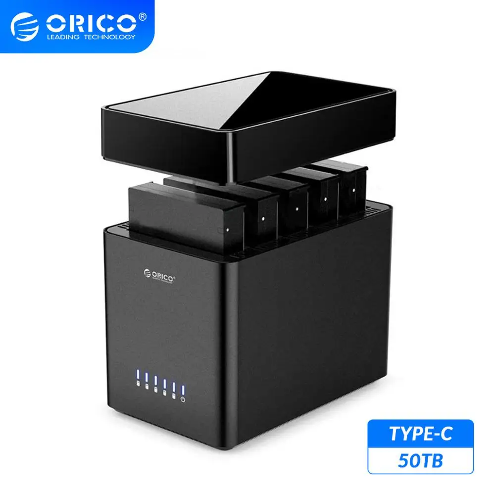 ORICO DS Series 5 Bay 3 ''Type C док станция для жесткого диска Магнитная Поддержка 50 ТБ