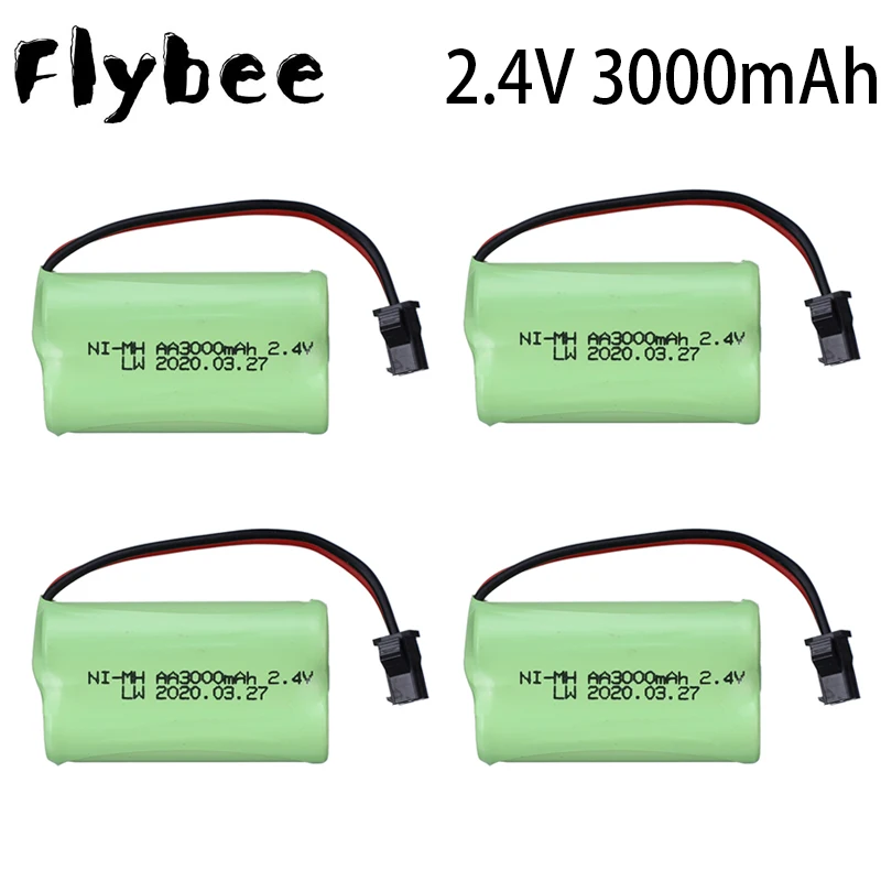 2 4 V 3000 мА/ч NI-CD перезаряжаемый аккумулятор AA блока v батарея mAh для дистанционного