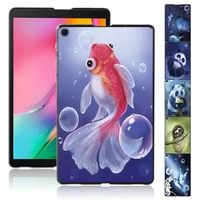 case for samsung galaxy tab a 10 1 2019 t510t515 cute animal pattern casual plastic tablet back shell cover free stylus