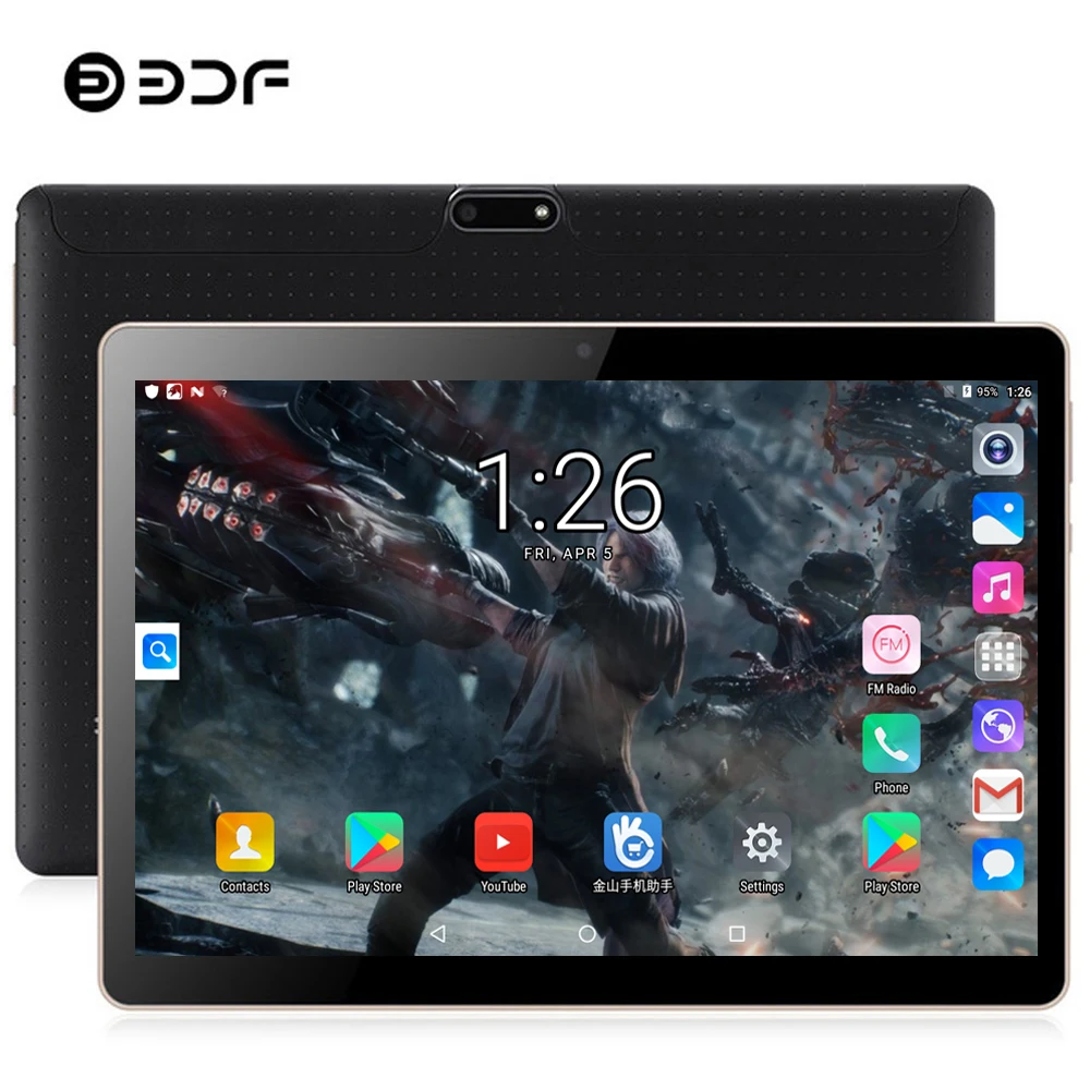 BDF 2020 планшет 10 дюймов Android 6 0 планшетный ПК Google Market 3G телефонные звонки две