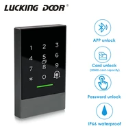 bluetooth ttlock app control door access control system card reader smart phone app 13 56mhz card door access control keypad