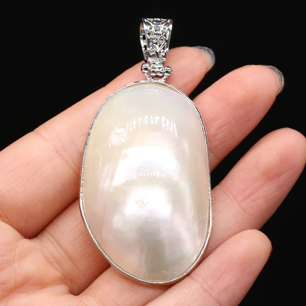 

1pcs Natural Shell Irregular Shell Pendants Charms DIY for Earring Necklace Jewelry Making Accessories Women Gift Size 30x50mm