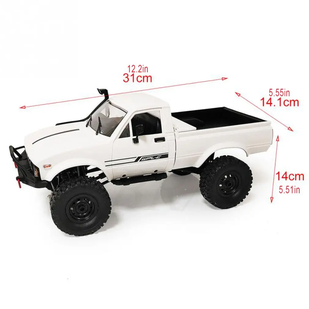 

WPL C24-1 Remote Control Car Full Scale Four-wheel Drive Off-road Truck Children Electric Remote Control Car Model