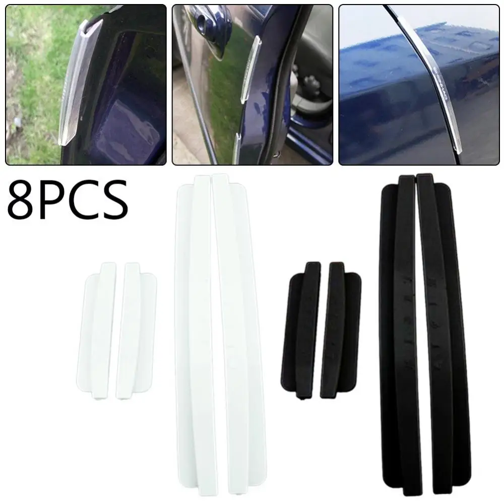 

40% Dropshipping!!8Pcs Universal Auto Door Edge Bumper Guard Protector Cover Moulding Trim Strip