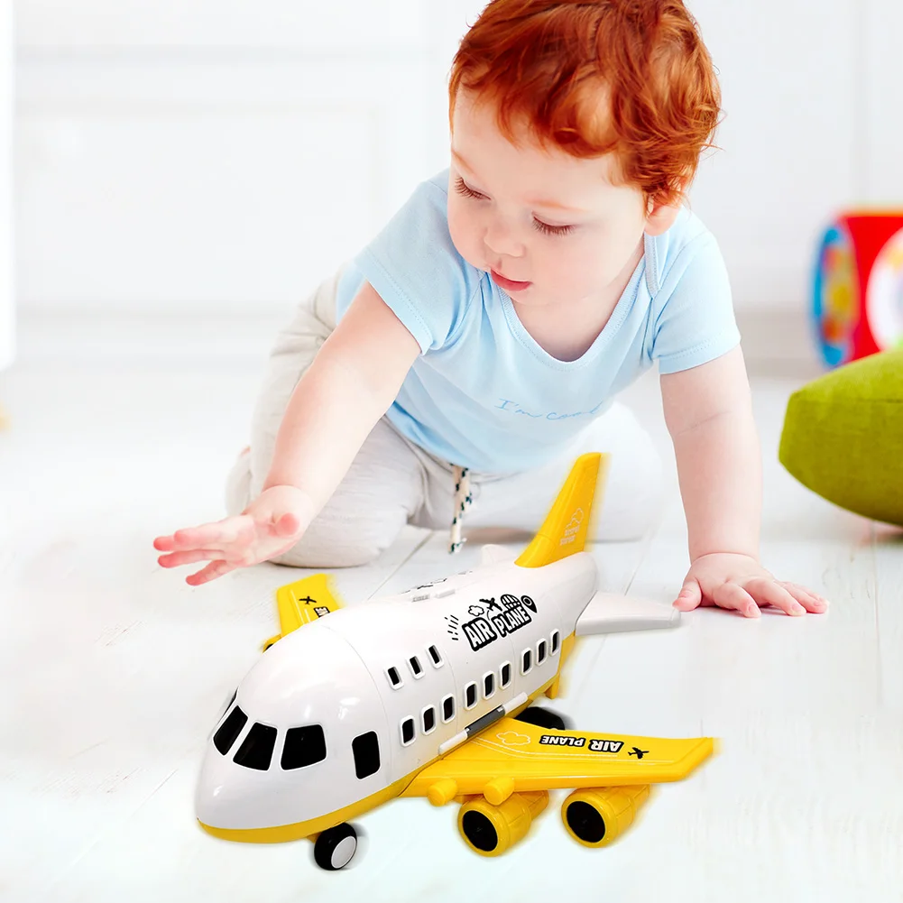 Simulation Track Inertia Children Aircraft Toy Set Large Passenger Plane Model Assembled Building Kits Tool | Игрушки и хобби