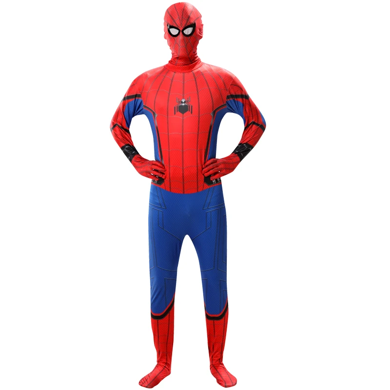 

costume bluey zentai red spider costume man suit kids adult cosplay mask anime miles morales