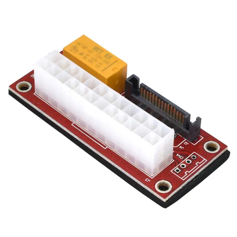 2021 ATX 24Pin к Molex SATA двойной блок питания синхронизация стартер удлинитель Кабель