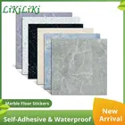 Современная новая наклейка на стену, самоклеящаяся водонепроницаемая ПВХ плитка, наклейки на пол, мрамор, ванная комната, кухня, спальня, толстые обои