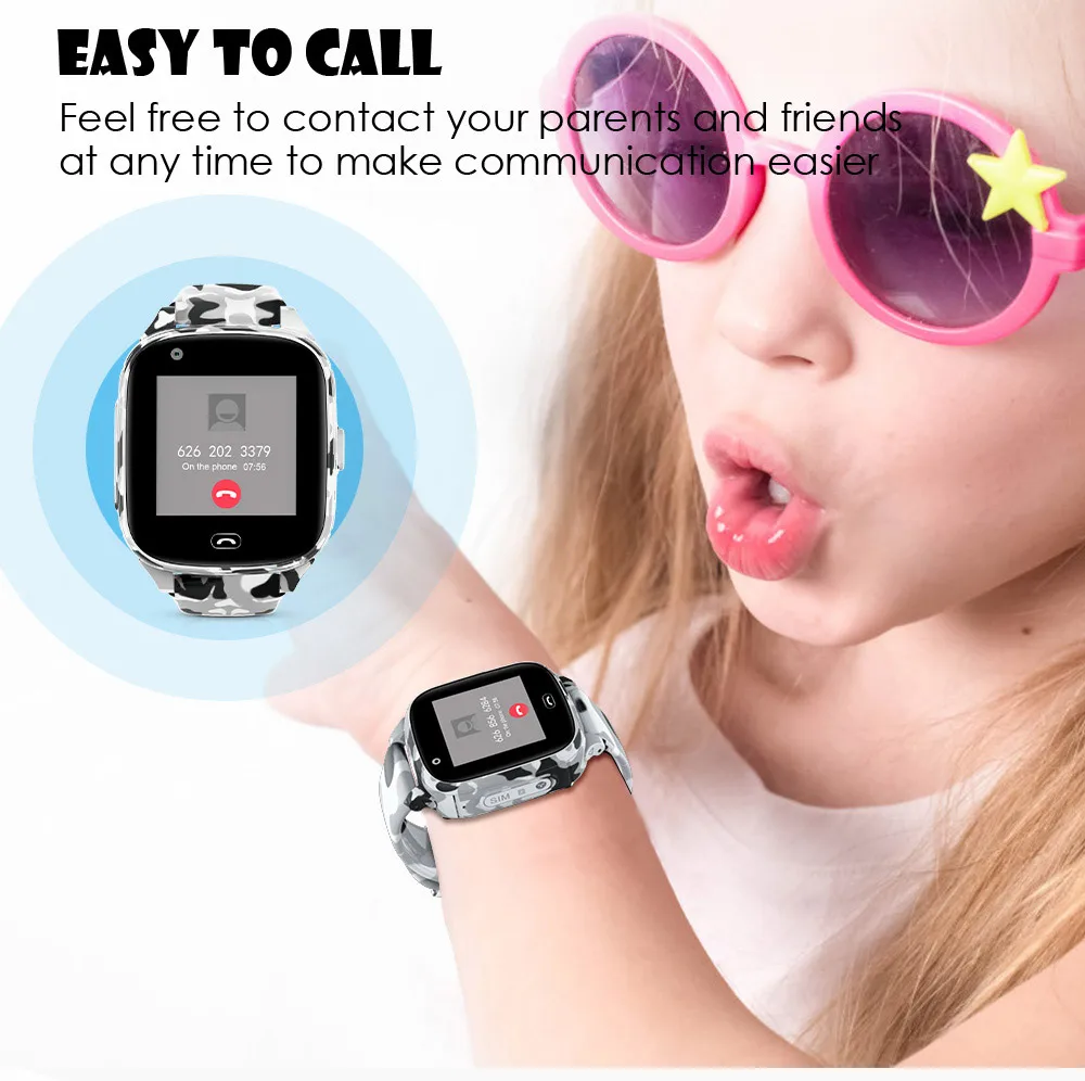 Torntisc 4G Детские умные часы с цветным экраном, gps, SOS, в один клик, местоположение вызова, 600 мАч, анти-потерянный монитор, Детские умные часы
