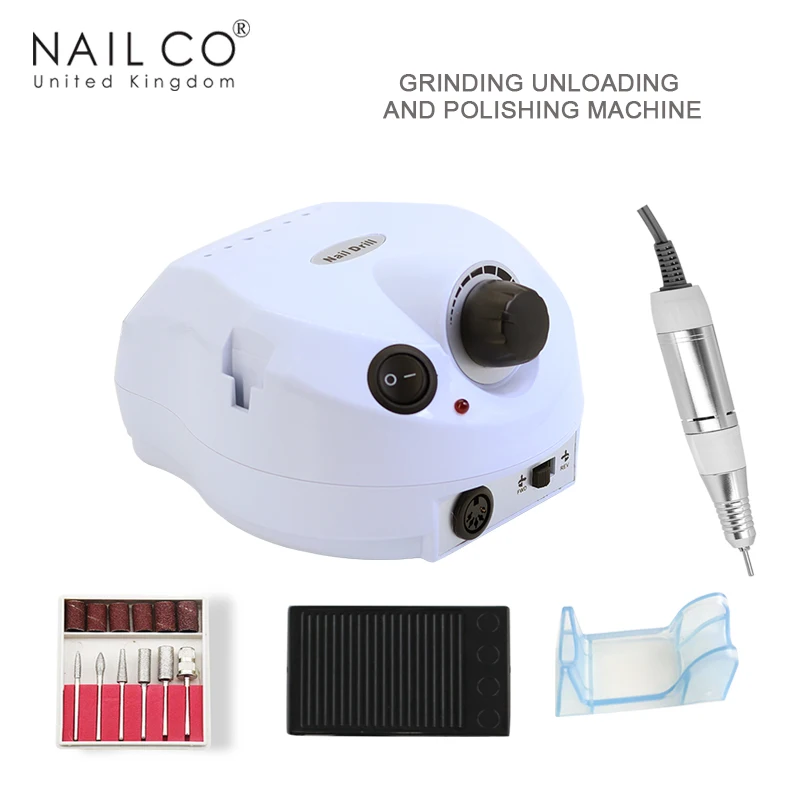 NAILCO Профессиональный эффективный 15 Вт 35000 об./мин белый шлифовальный