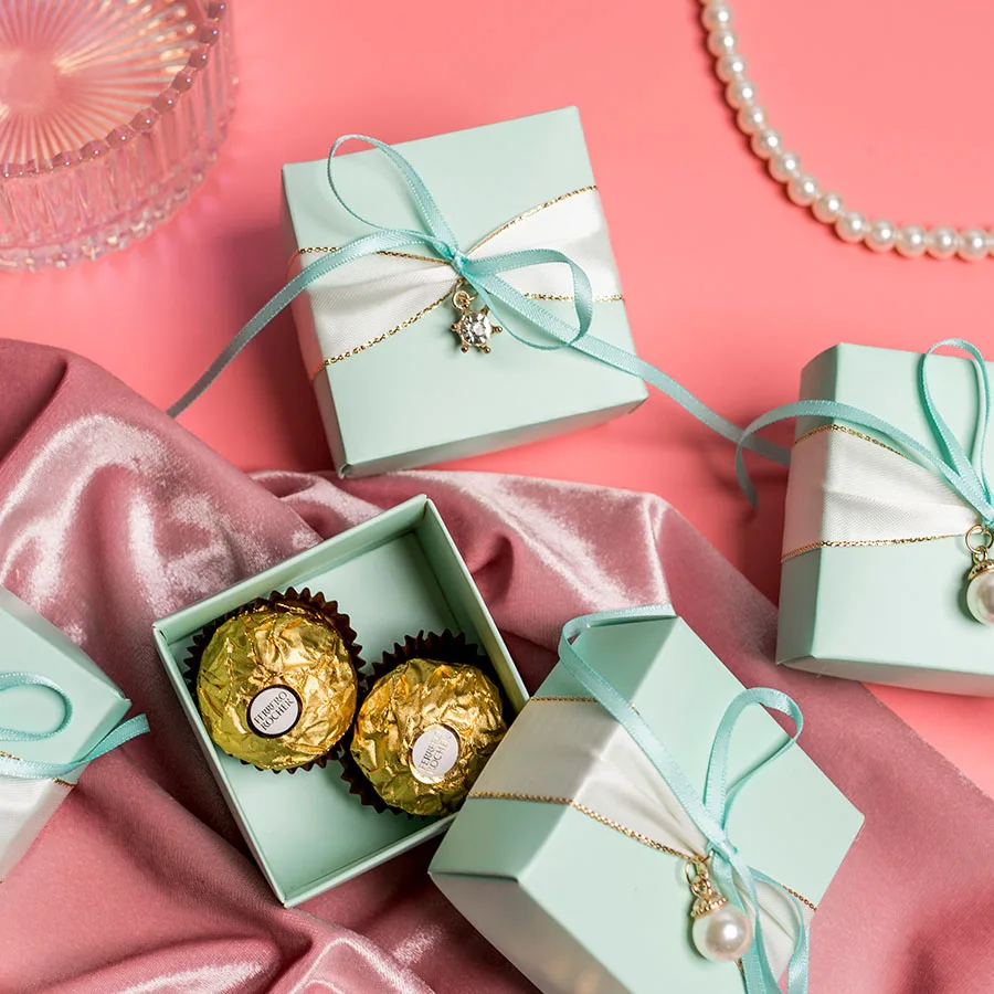 

10pcs Multicolor Wedding Favor Box and Bags Sweet Gift Candy Boxes for Wedding Baby Shower Birthday Guests Favors Event Party