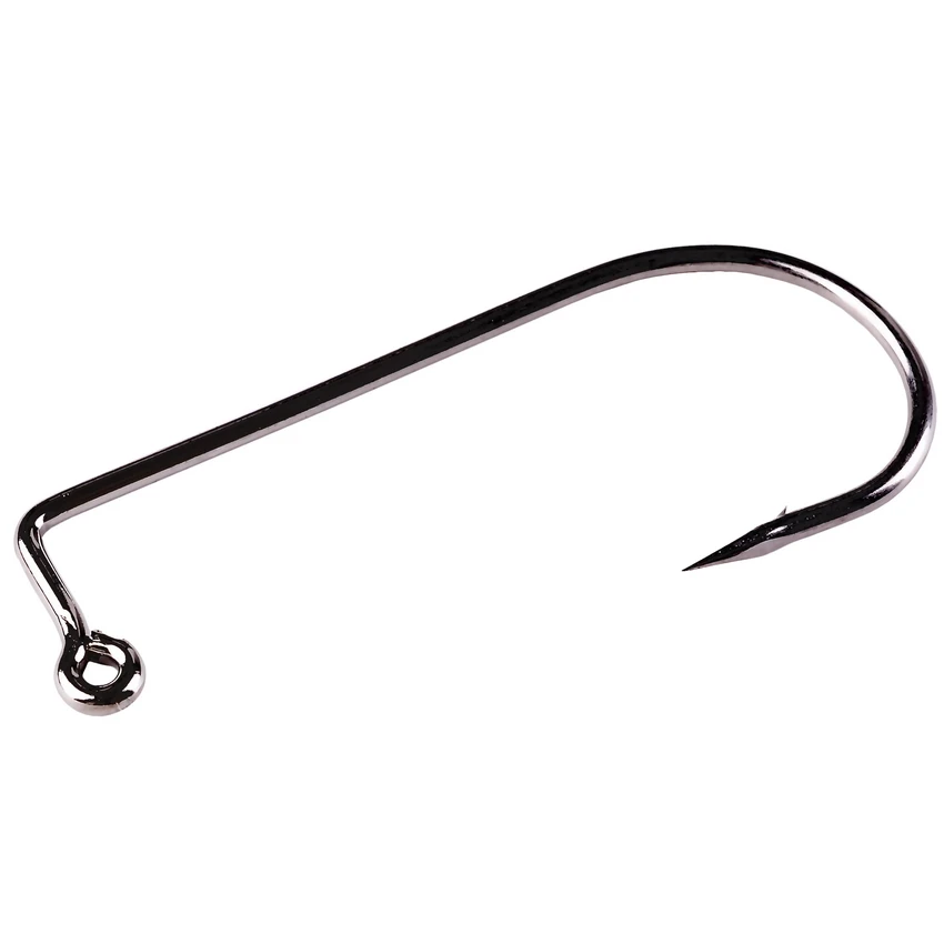 100 шт. 9147 рыболовный крючок из высокоуглеродистой стали черный 90 градусов