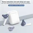 Силиконовые насадки для наушников 1 пара, сменные насадки для AirPods, противоскользящие мягкие наушники для AirPods 1 2 или наушники-вкладыши