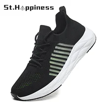 2021 New Summer Men's Sports Shoes Lightweight Breathable Mesh Casual Sneakers Fashion Outdoor Non-Slip Running Shoes Large Size
