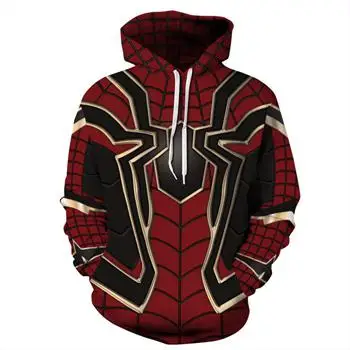 Детские толстовки с капюшоном с рисунком «мстители» супергероев Marvel Железный человек, Тора, Халка и Капитан Америка Свитшот «Спайдермен» куртка для мальчиков От 3 до 8 лет - Цвет: Серый