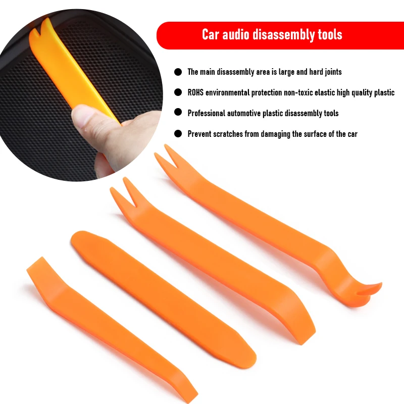 

4 шт./компл. инструмент для снятия автомобиля, пластиковые аксессуары для Audi A4 A3 A6 C6 B7 B8 B5 Q5 Seat Leon Ibiza Skoda Fabia Yeti Superb