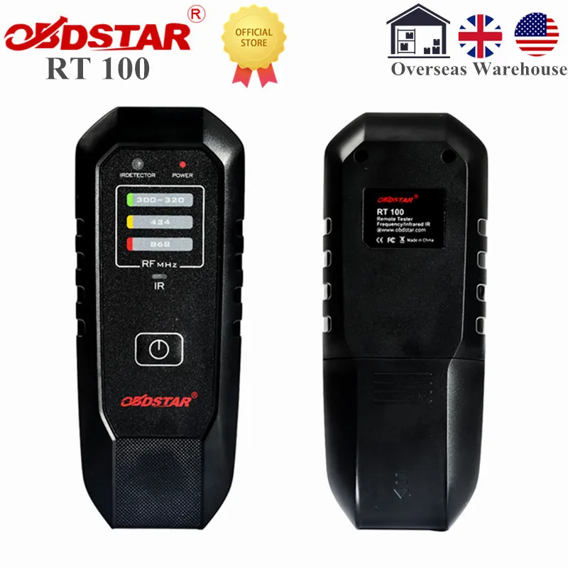 OBDSTAR RT100 дистанционный тестер частоты ИК RT 100For 300 МГц-320 МГц/434 МГц/868 МГц с высоким