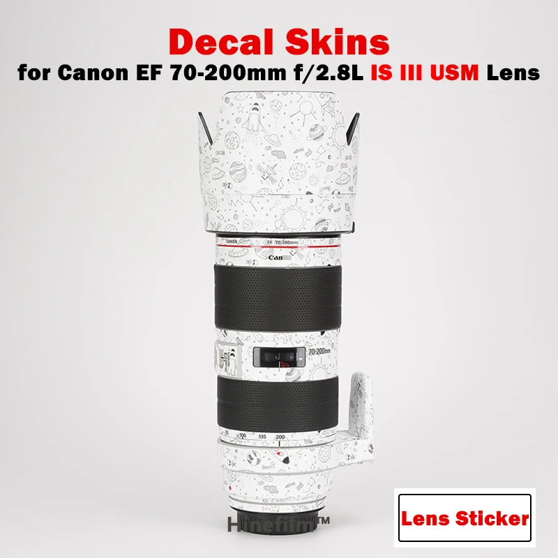 

EF70-200mm f/2.8LIII Lens Premium Decal Skin for Canon EF 70-200mm f/2.8L IS III USM Lens Anti-scratch Cover Film Wrap Sticker