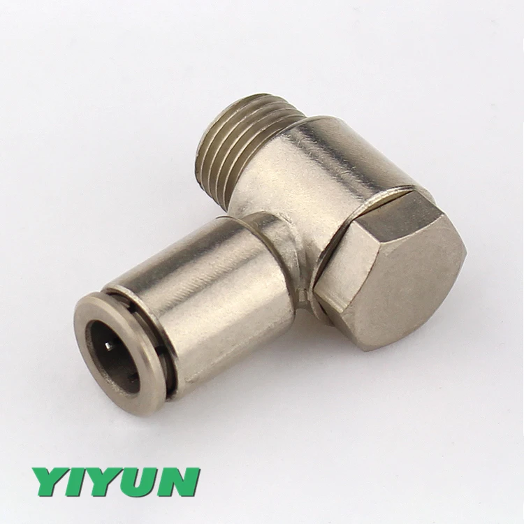 Полностью медный металлический угловой шарнирный роторный пневматический