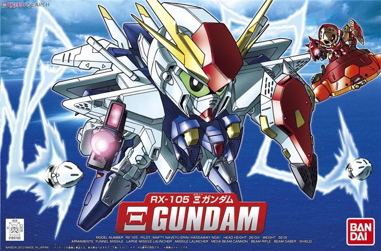 Bandai Gundam SD BB 386 RX 105 фигурку собрать модель игрушки|Игровые фигурки и трансформеры| |