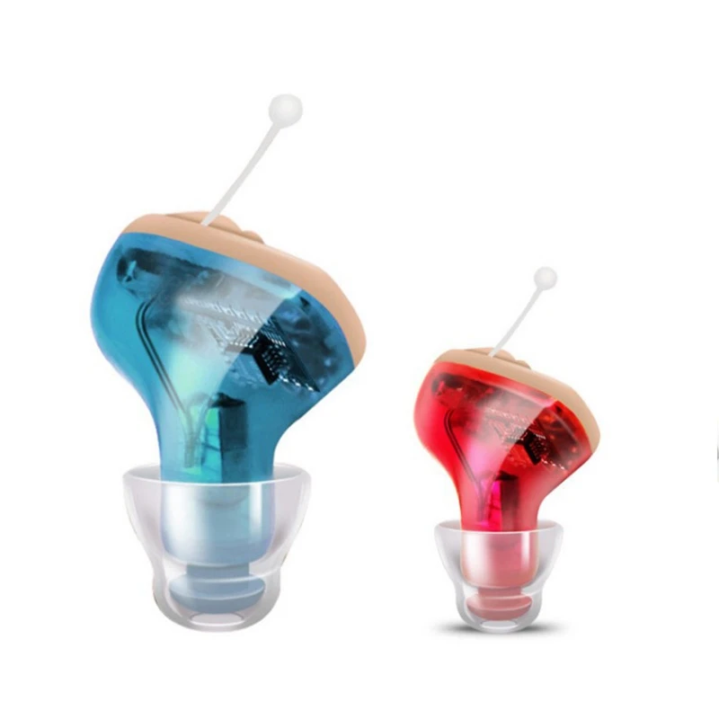 Мини 1 шт. цифровой слуховой аппарат CIC Невидимый маленький усилитель голоса