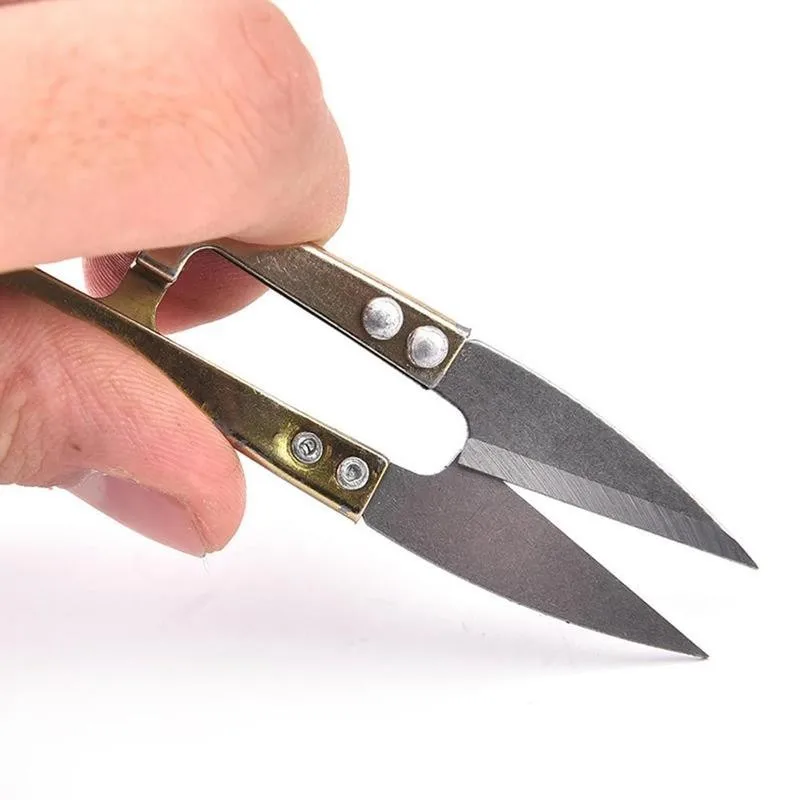 1Pcs U-Shaped Fishing Scissors Mini Fish Embroidery Application Tools Cutter Line C7M9 | Спорт и развлечения