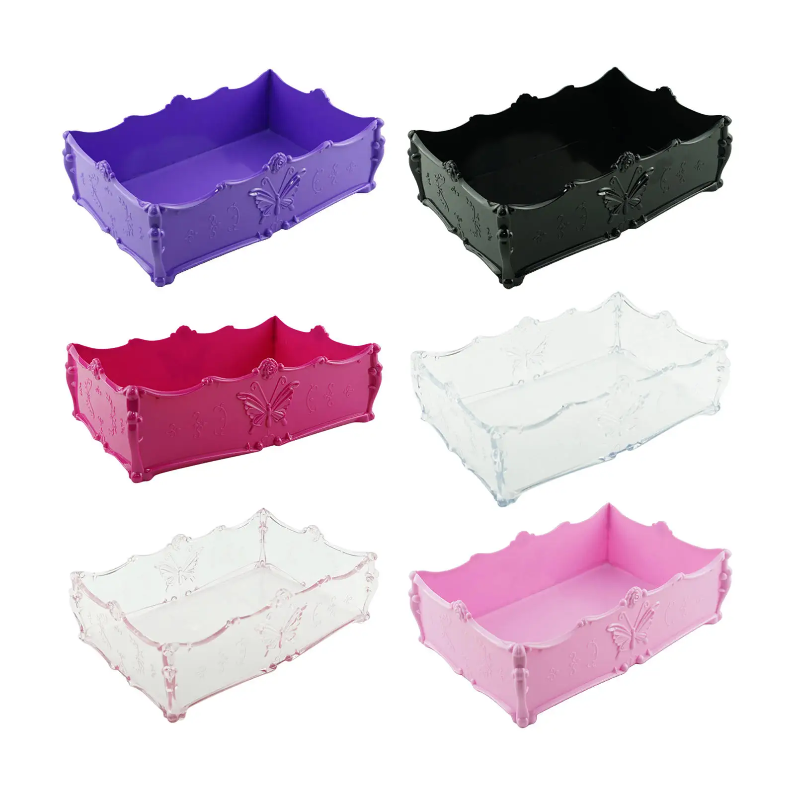 

Органайзер для хранения ювелирных изделий для ногтей, многофункциональный прямоугольный органайзер для организации кисти для ногтей