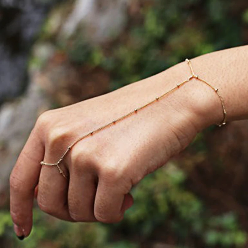 FLTMRH многоцелевой браслет цепочка переплетение палец рука жгуты браслеты