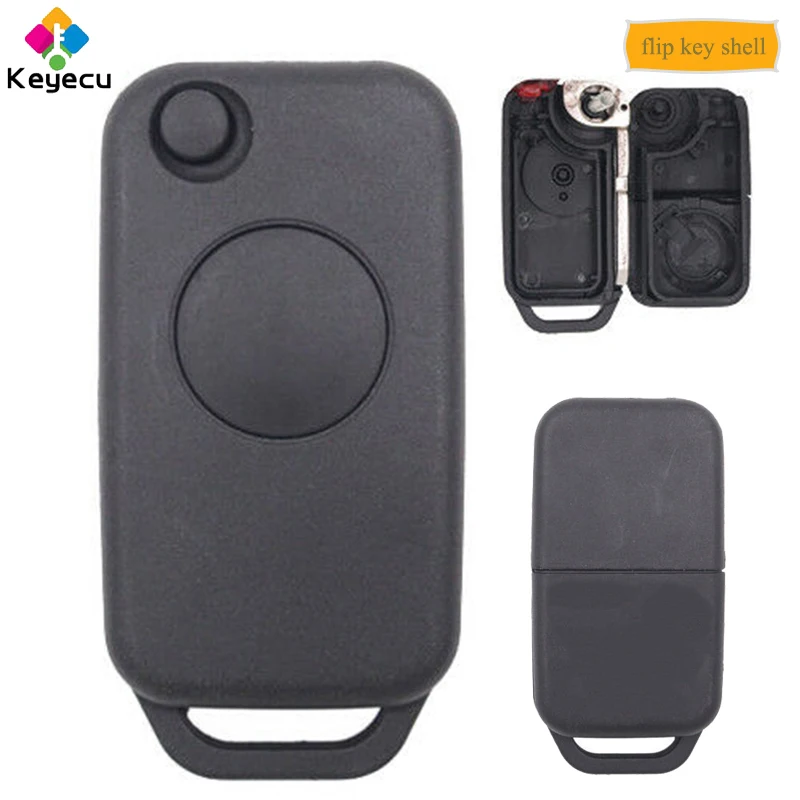 Чехол KEYECU с откидной крышкой и дистанционным управлением для ключей автомобиля 1