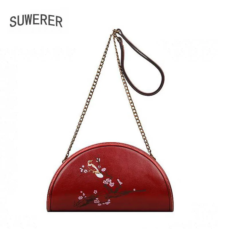 SUWERER новые роскошные сумки женские дизайнерская сумка на плечо из яловой кожи