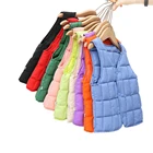 Детский пуховой жилет, на осень-зиму, с хлопковой подкладкой, 2021