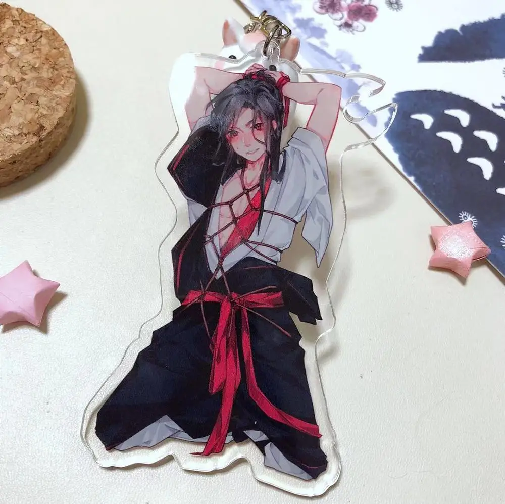 Wei wuxian Grandmaster of Demonic Cultivation MDZS The Untamed Wangji Wunxian Косплей акриловый брелок сумка Подвеска Игрушка декоративный брелок подарок - Цвет: Wei wuxian