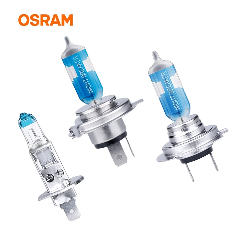Лампа Ксеноновая OSRAM H1 H7 H4 9003 12V 60/55W Галогенные Новый Night breaker лазерной следующего