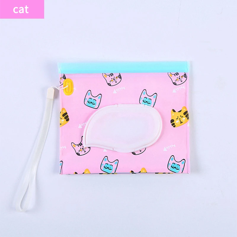 Портативная коробка для детских влажных салфеток с защелкой контейнер