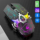 2,4G беспроводная мышь 2400 PDI Bluetooth мышь 6 кнопок USB приемник перезаряжаемая Бесшумная профессиональная игровая мышь для ПК ноутбука