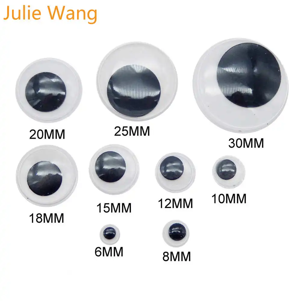 ПВХ Самоклеящиеся кукольные глаза Julie Wang 90 шт. аксессуары для изготовления