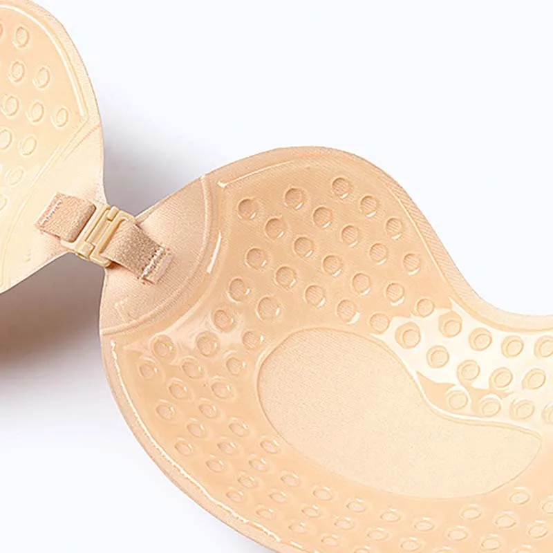 Женские самоклеящиеся невидимые вкладыши для бюстгальтера пуш-ап без бретелек
