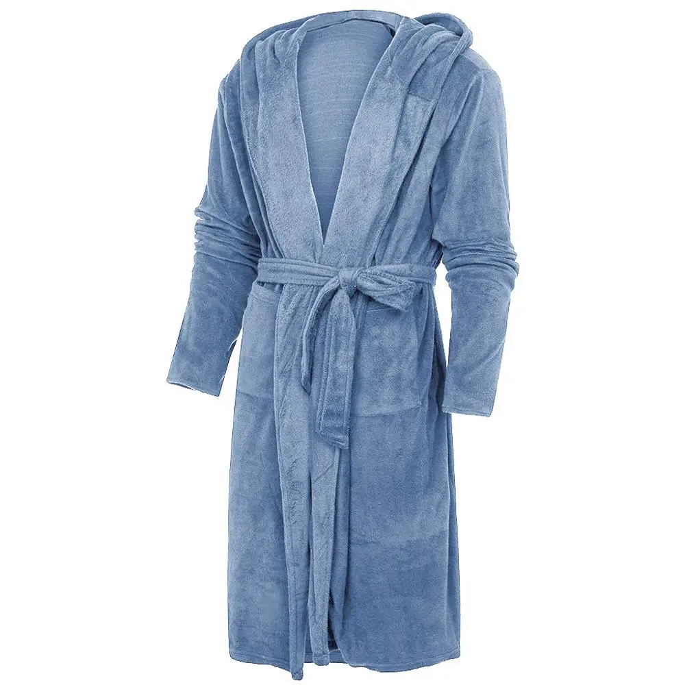 Pregnant Women Bathrobe Maternity Thermal Flannel Long Pajamas Sexy Fur Nightdress Warm Kimono Dressing Gown Home Clothes enlarge