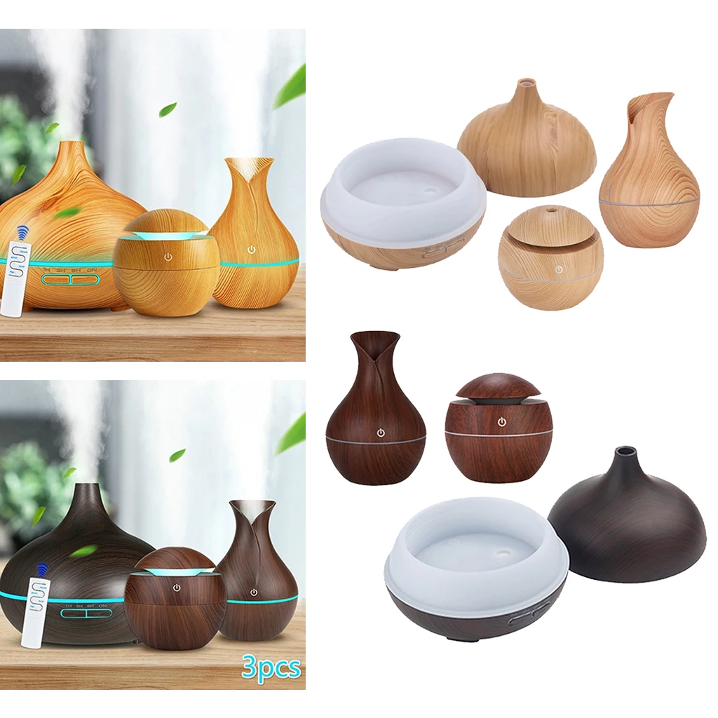 

1 Pcs Aroma Essential Oil Diffuser + 2Pcs Air Purifier Humidifier Set