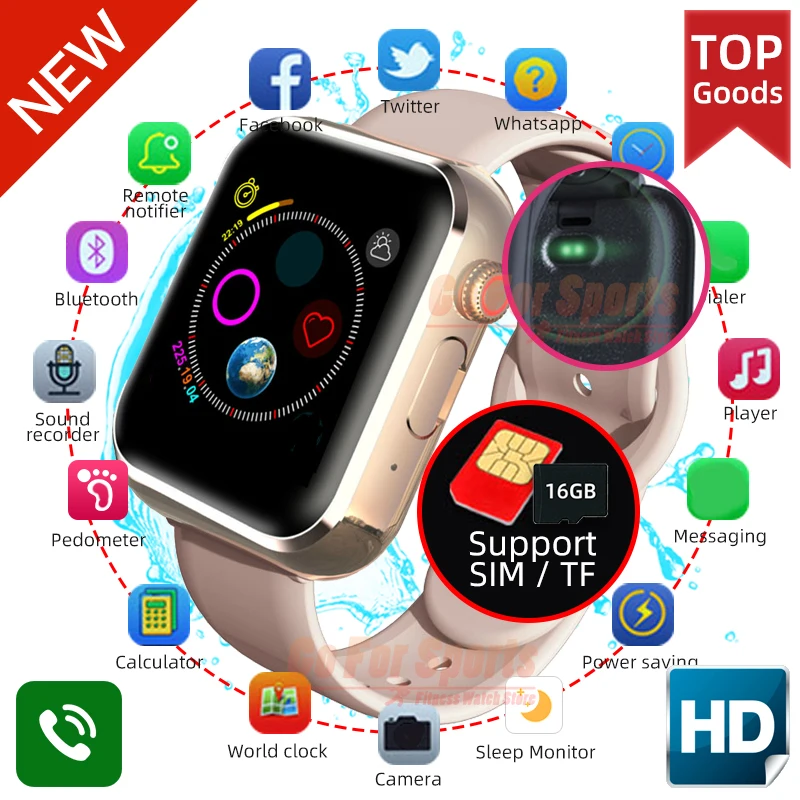 Новинка Смарт часы KY001 с Sim картой для мужчин фитнес трекер Bluetooth IOS Android женские